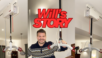 Ceiling track to Support Spinal Injured - Will's Story