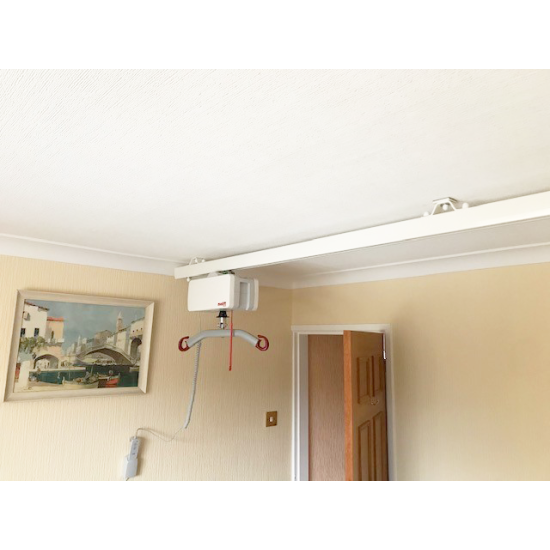 Molift Air 4-Way Straight Rail Ceiling Hoist Package