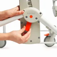 Etac Swift Mobile Tilt 160 with pan holder adjustable height